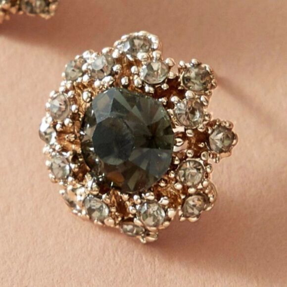 5/$25 Crystal Stud Earrings Gray Crystal Decorated Stud Earrings - Picture 3 of 8